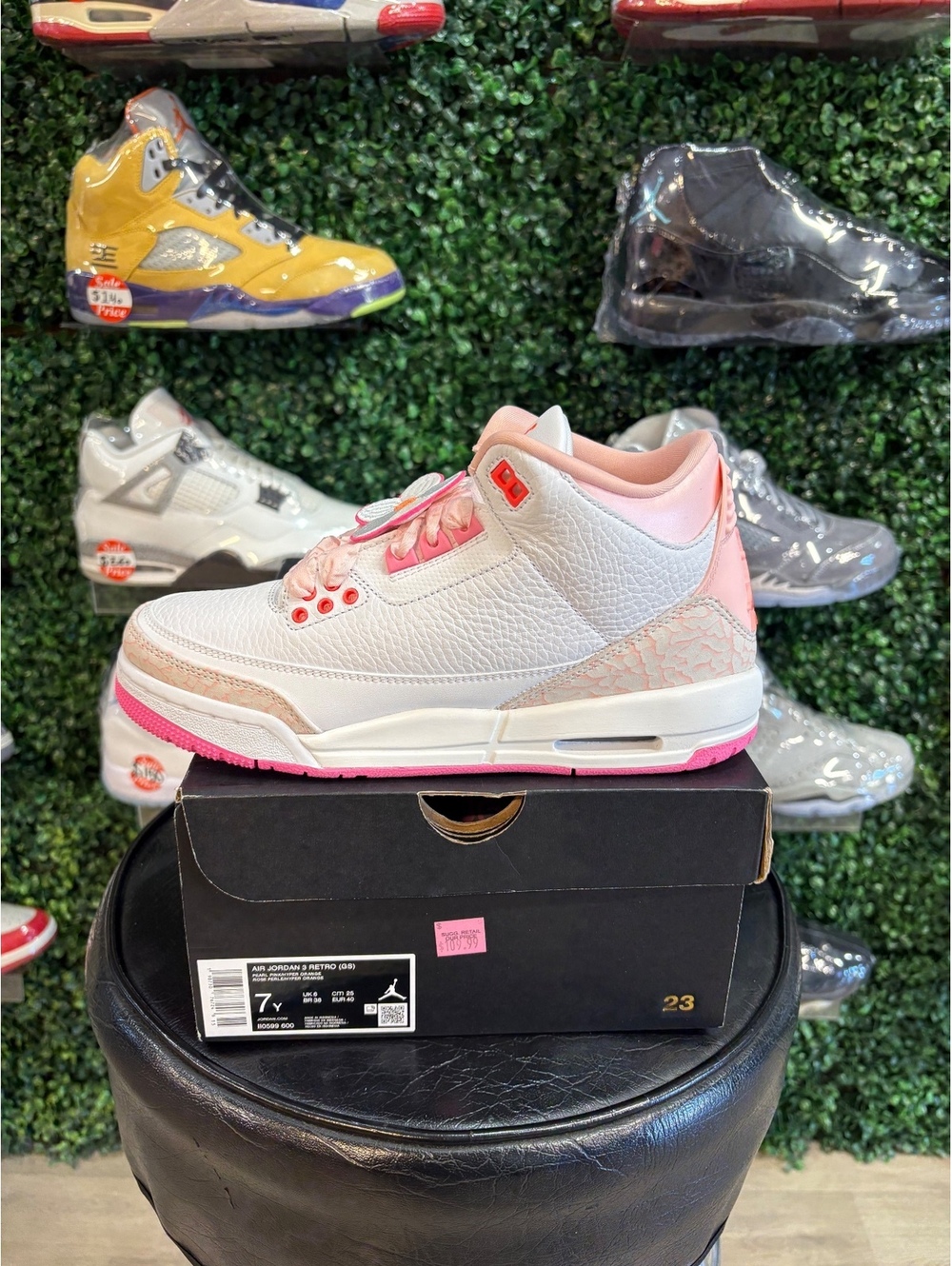 Air Jordan 3 GS “Spring Flowers” 7Y